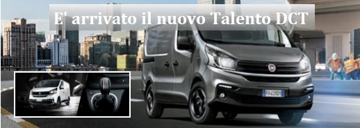 Fiat Professional: è arrivato il nuovo Talento DCT.