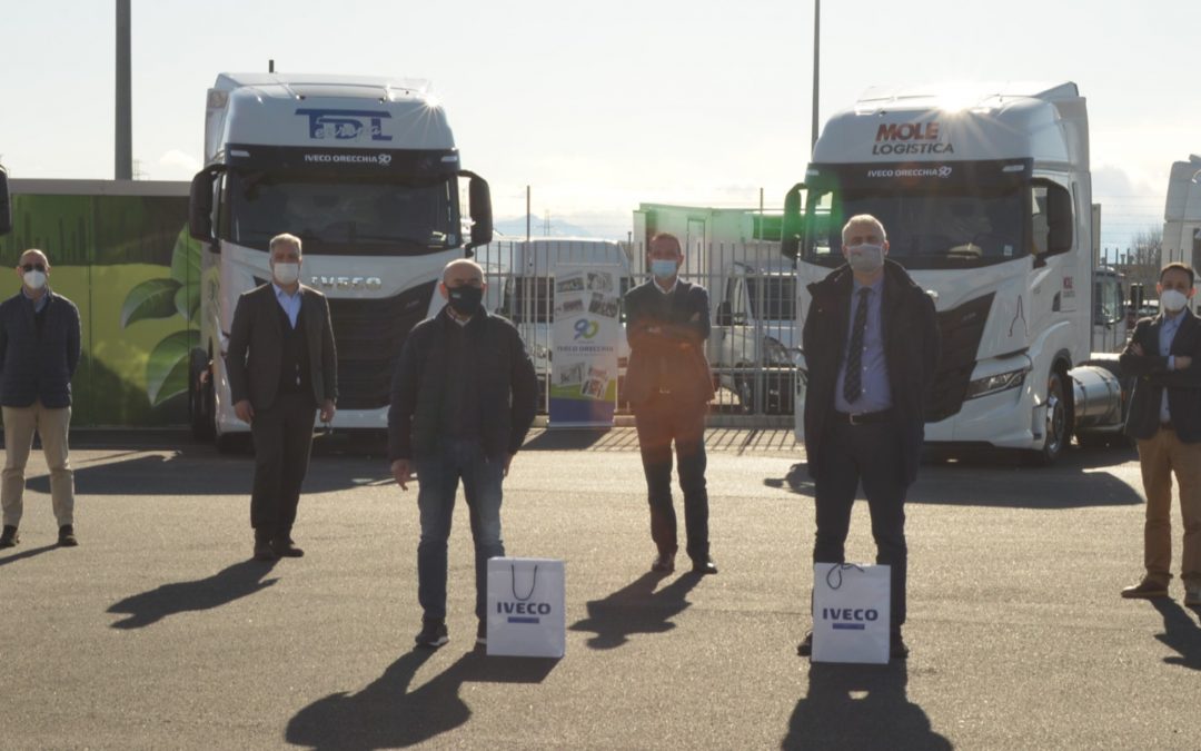 IVECO: firmato l’accordo con il gruppo MOLE LOGISTICA per 120 IVECO S-WAY, di cui almeno 48 alimentati a LNG