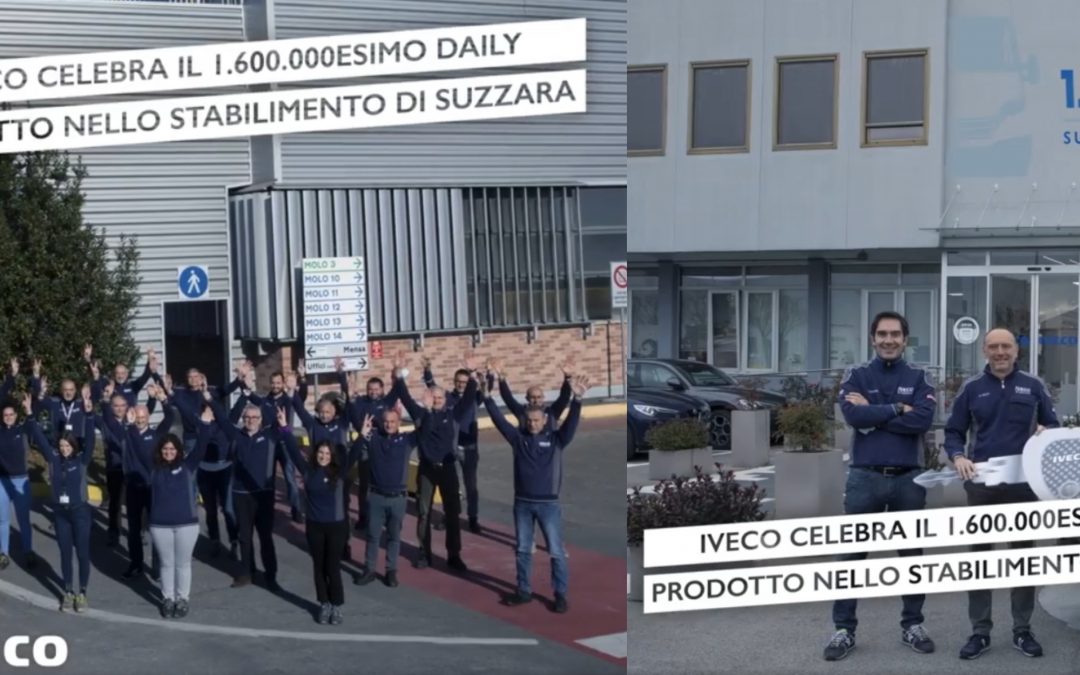 IVECO celebra il 1.600.000esimo Daily prodotto nello storico stabilimento di Suzzara