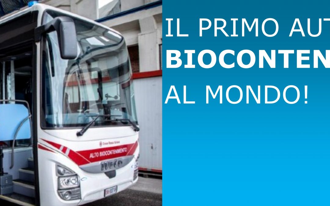 Un Crossway IVECO BUS della Croce Rossa Italiana è il primo autobus ad alto biocontenimento al mondo