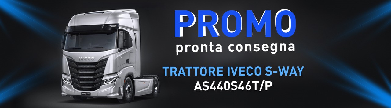 IVECO S-Way TRATTORE NUOVO in PRONTA CONSEGNA: scopri la PROMO! IVECO S-Way TRATTORE NUOVO in PRONTA CONSEGNA: scopri la PROMO!