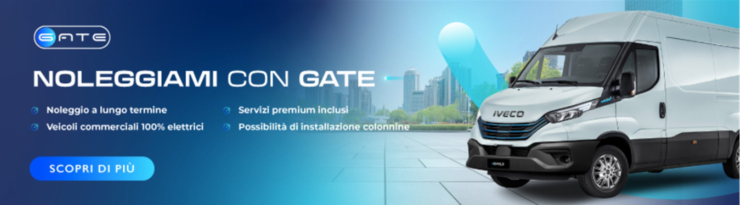 Con IVECO GATE passi alla modalità elettrica con la formule Pay-Per-Use!