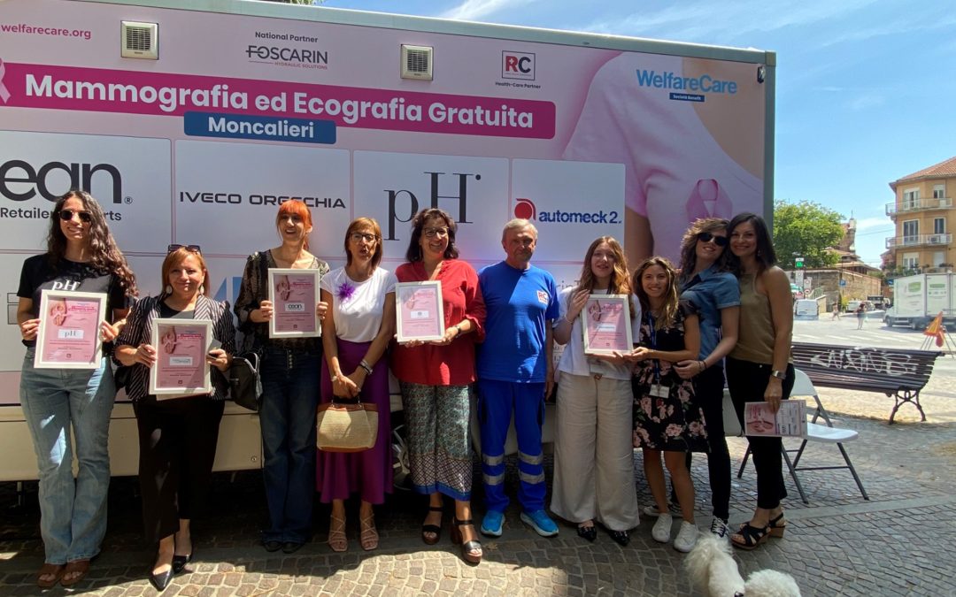 Iveco Orecchia è con WelfareCare per la prevenzione del tumore al seno: tappa di Moncalieri!
