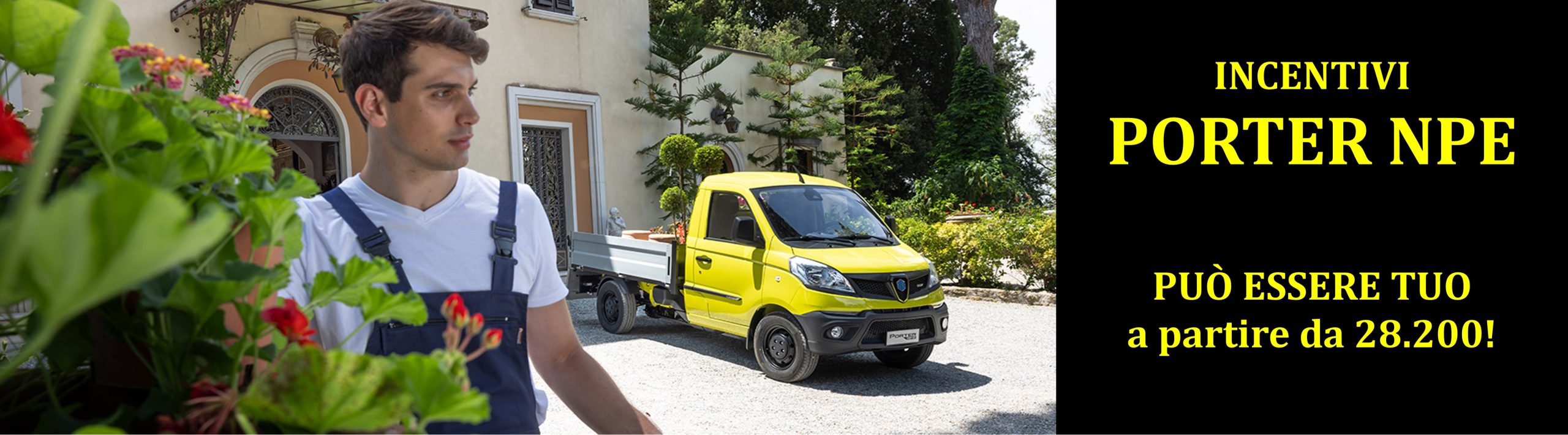 PIAGGIO PORTER ELETTRICO: TUO A PARTIRE DA 28.200€