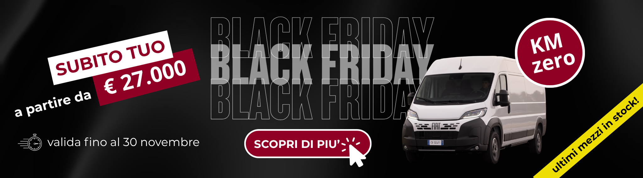 Fiat Professional Ducato: promo speciale Black Friday!