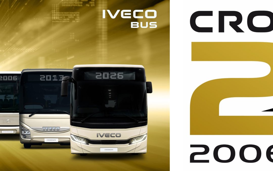L’iconico IVECO BUS CROSSWAY compie 20 anni: due decenni al servizio della mobilità dei passeggeri