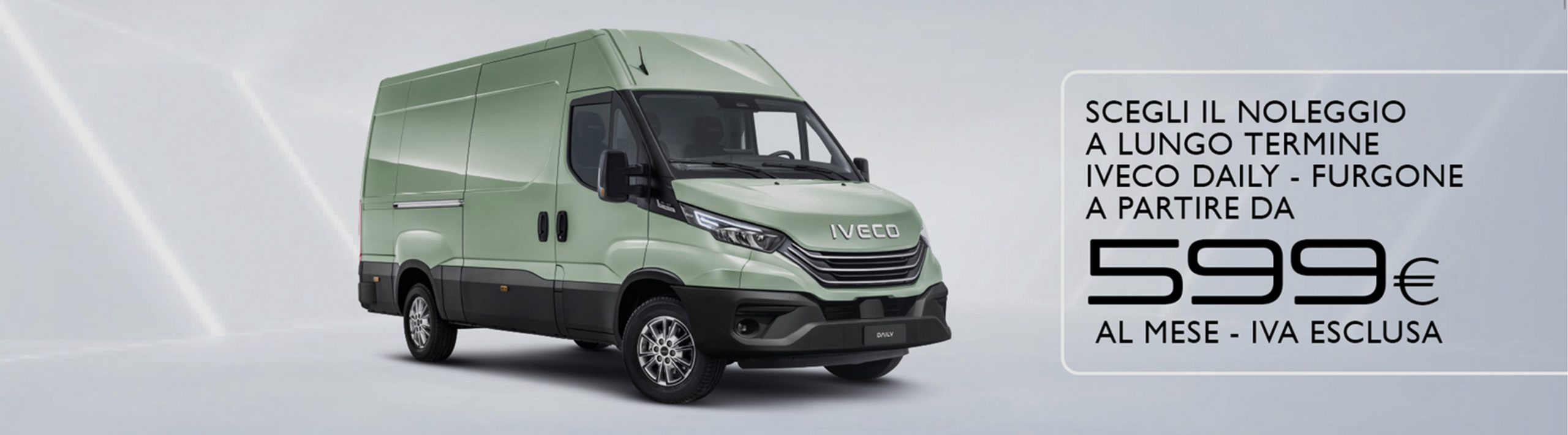 Noleggia il tuo prossimo Iveco DAILY con RENTIVE!